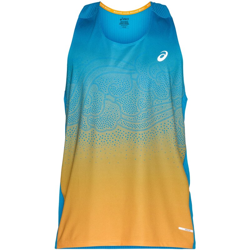 ASICS Funkčné tričko ROAD nebesky modrá / zlatá žltá 67902821