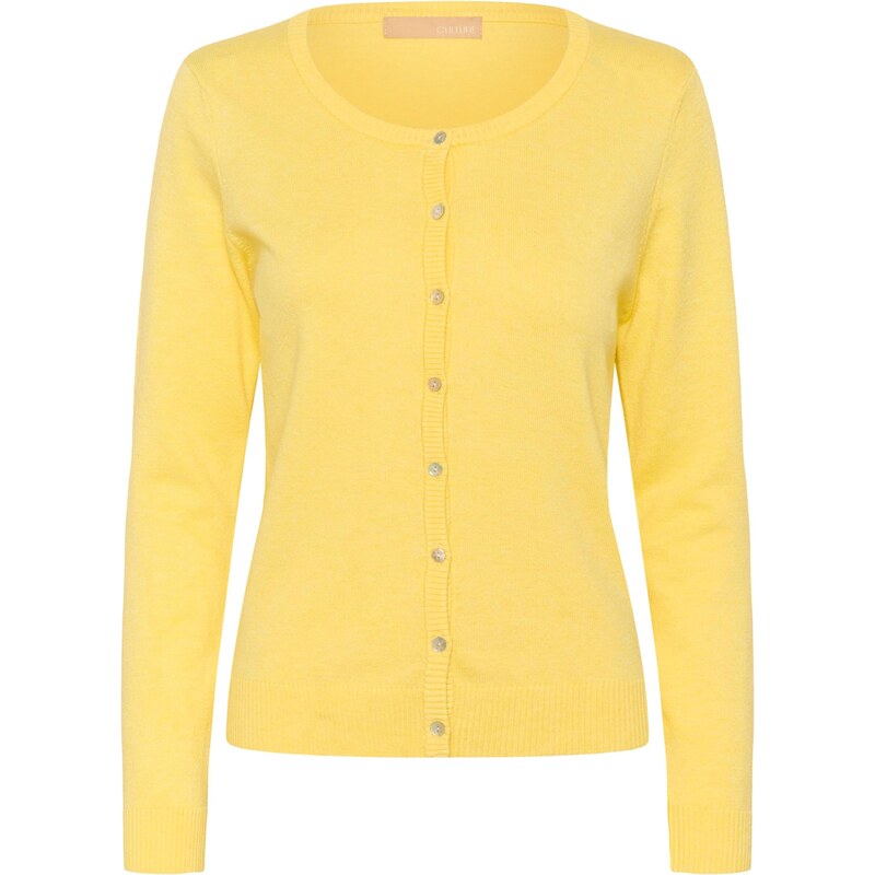CULTURE Kardigán CUannemarie citrónová 67902830
