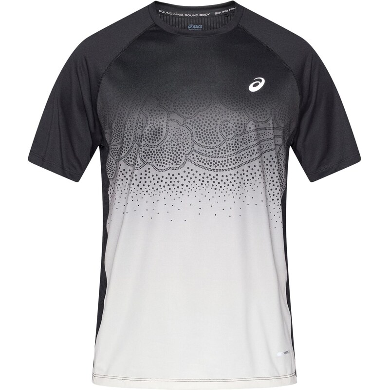 ASICS Funkčné tričko ROAD svetlosivá / čierna / biela / šedobiela 67902839