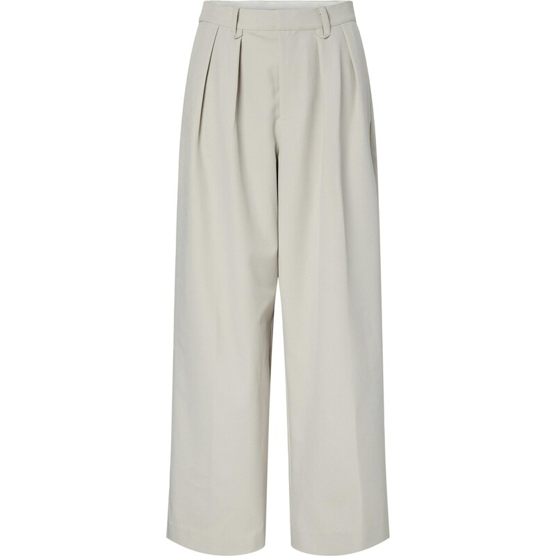 YAS Plisované nohavice YASLIVO sivá 67902847