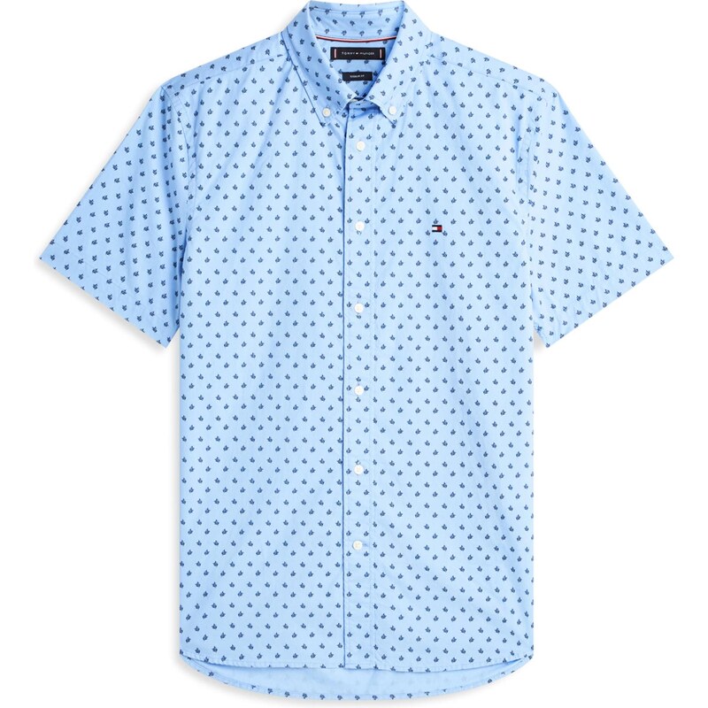 TOMMY HILFIGER Košeľa FLEX svetlomodrá / tmavomodrá 67902879