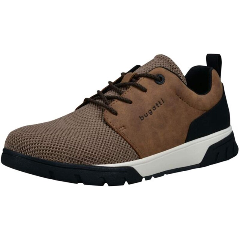 bugatti Nízke tenisky hnedá / brokátová / čierna 67902915