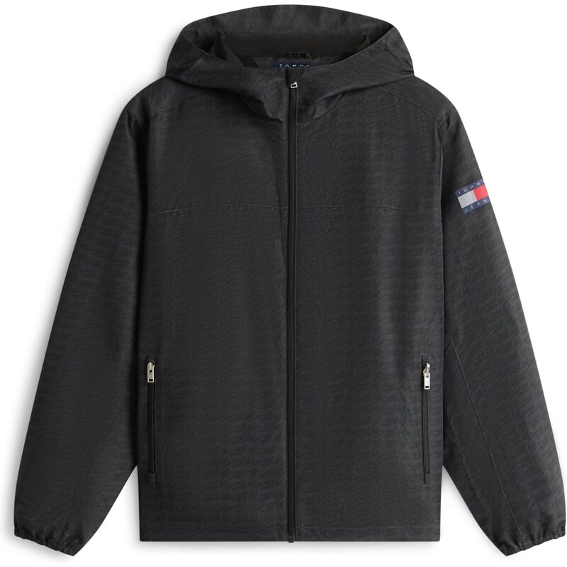 Tommy Jeans Prechodná bunda tmavosivá / čierna 67903029