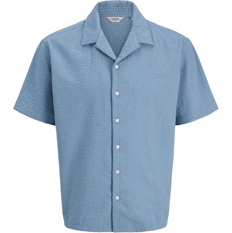 JJ Rebel Košeľa JREBHAVEN modrá denim 67903042