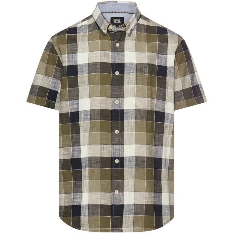 CAMEL ACTIVE Košeľa krémová / antracitová / kaki / olivová 67903220