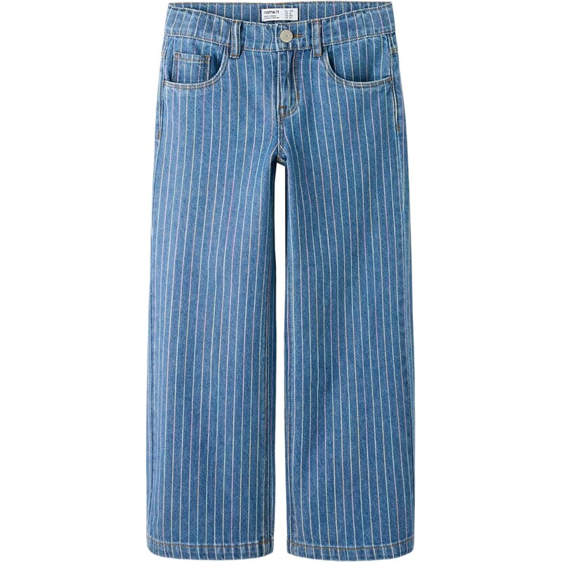 NAME IT Džínsy NMFRose modrá denim / biela 67903281