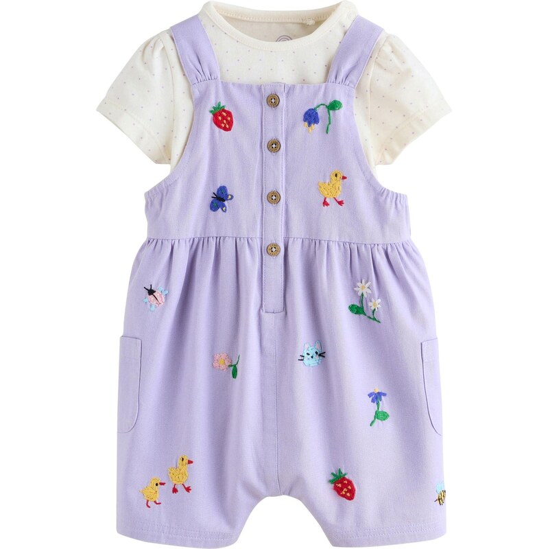 Next Set modrá / žltá / levanduľová / biela ako vlna 67903323