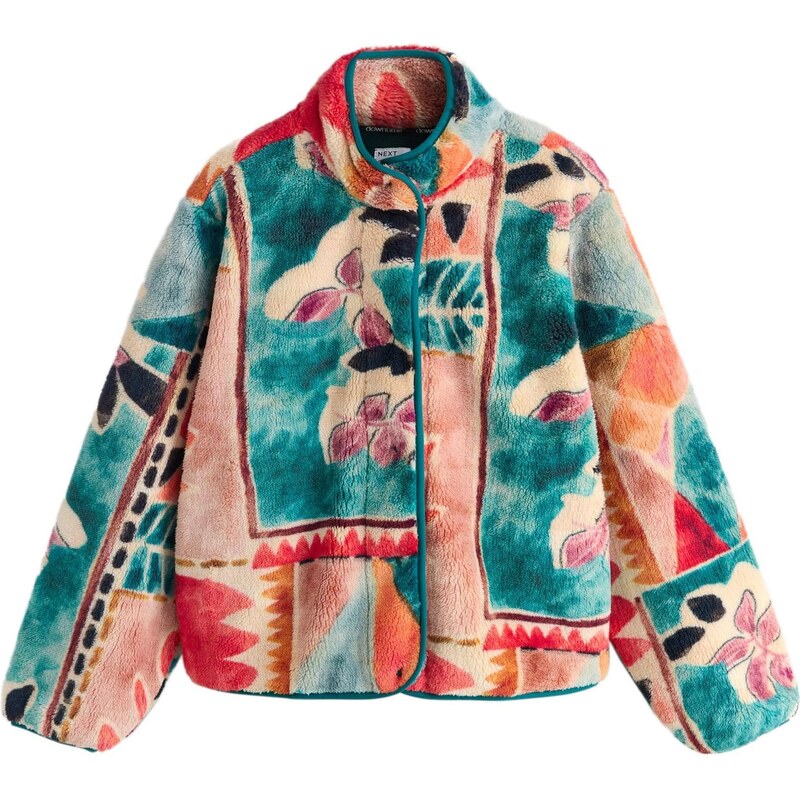 Next Flisová bunda zmiešané farby 67903378