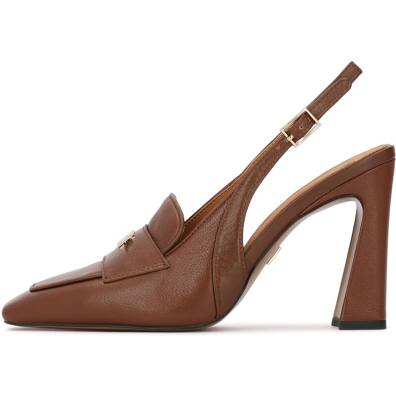 Kazar Lodičky s otvorenou pätou hnedá 67903430