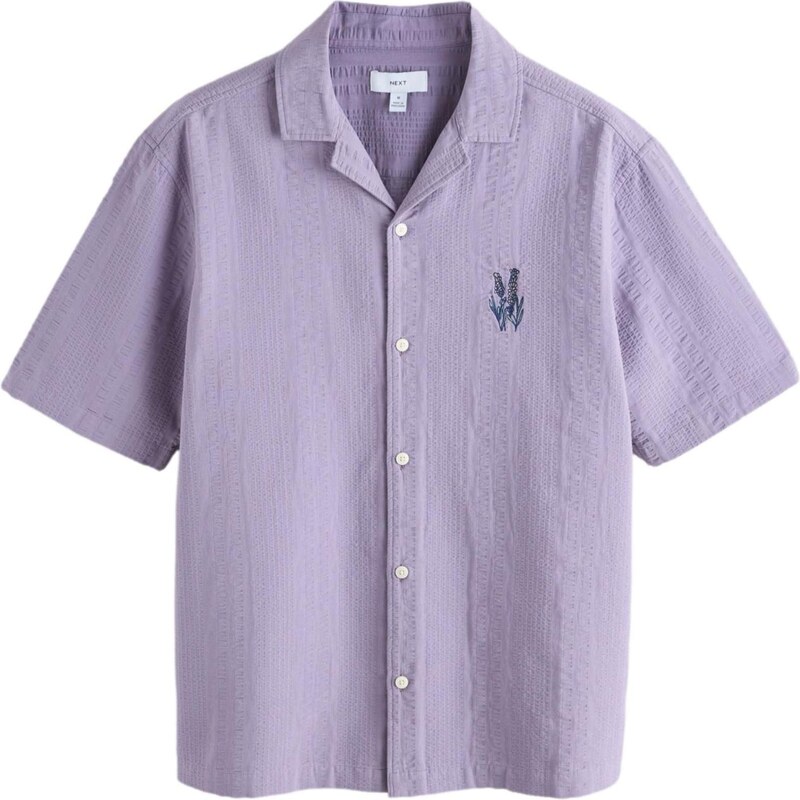 Next Košeľa zelená / fialová / pastelovo fialová 67903737