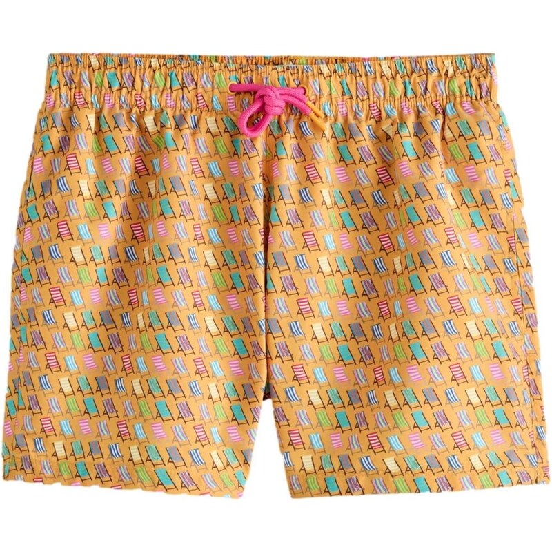 Next Plavecké šortky tyrkysová / svetlomodrá / oranžová / biela 67903754