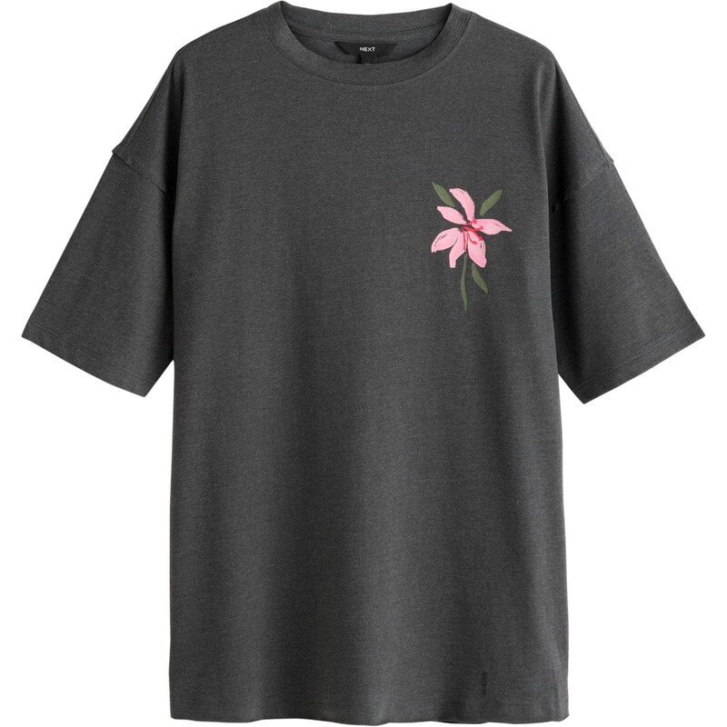 Next Tričko sivá melírovaná / olivová / oranžová / ružová 67903734