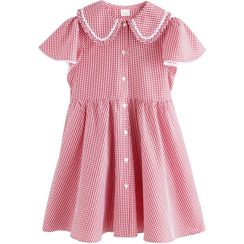 Next Šaty čerešňová / biela 67903761