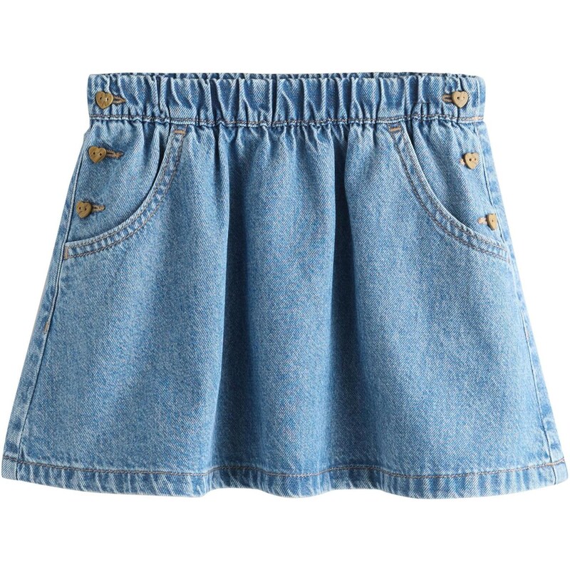 Next Sukňa modrá denim 67903764