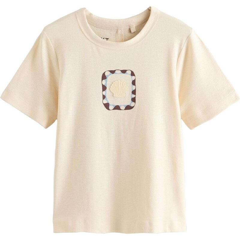 Next Tričko nebielená / modrosivá / hnedá 67903825