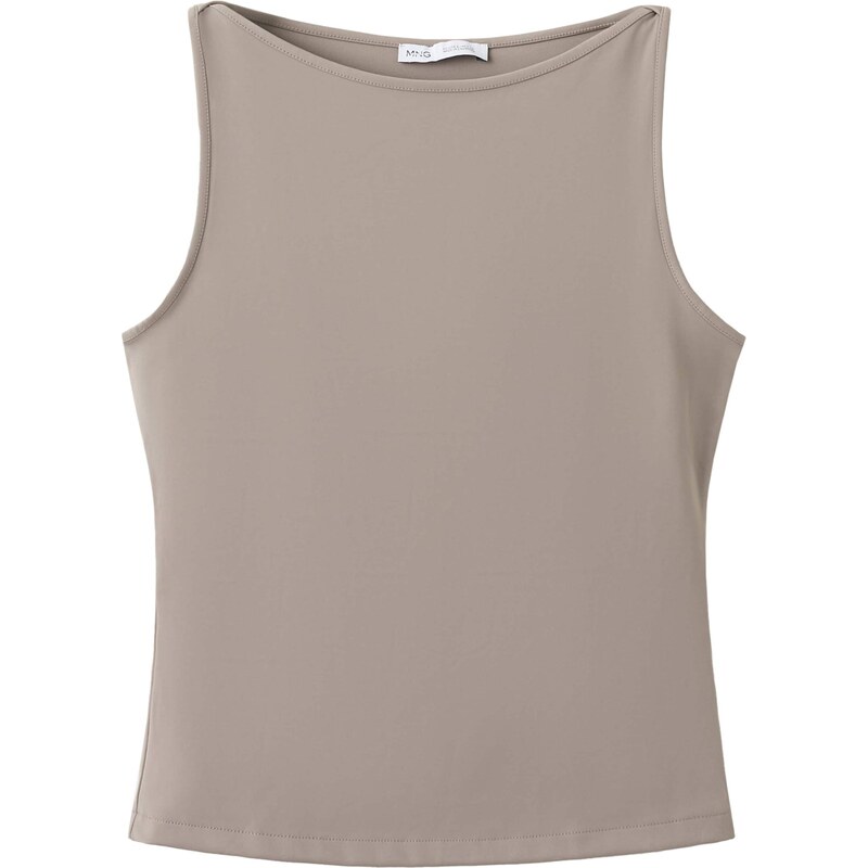 MANGO Top TECLA svetlohnedá 67903915