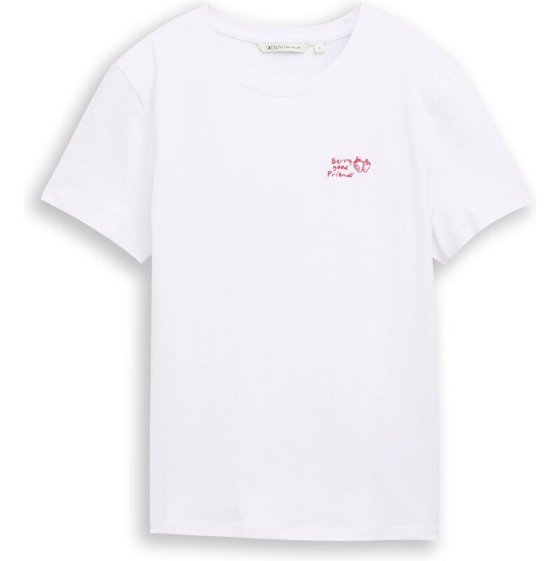 TOM TAILOR DENIM Tričko biela 67903920