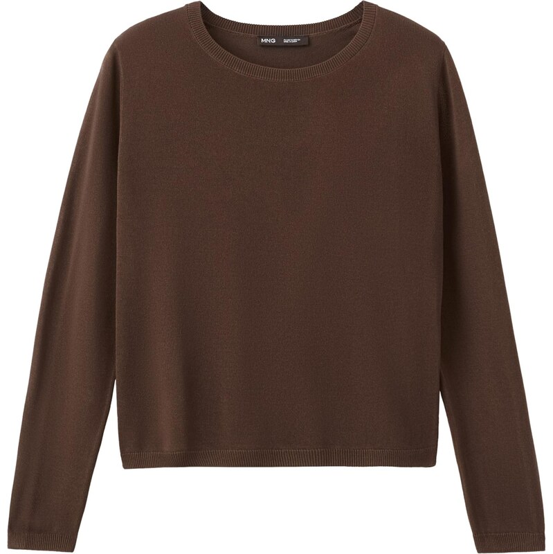 MANGO Sveter TENCY čokoládová 67903926