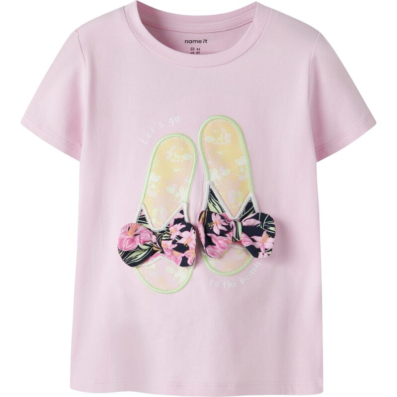 NAME IT Tričko NMFFOSAZ pastelovo žltá / limetová / pastelovo ružová / 67903948