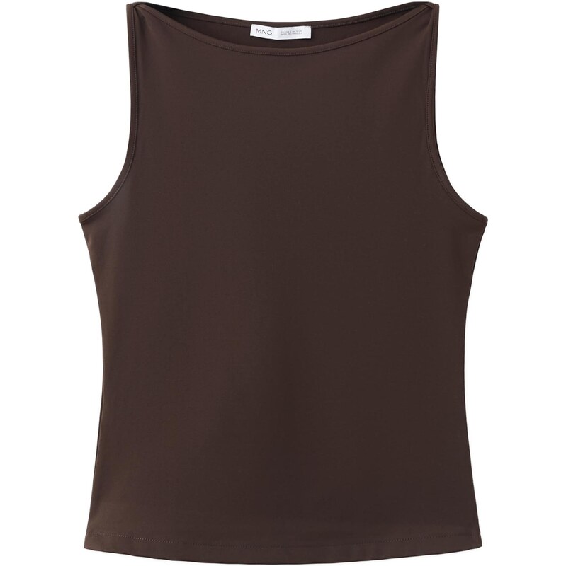 MANGO Top TECLA hnedá 67904010