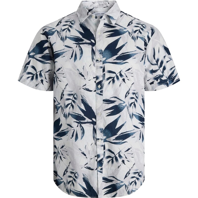 JACK & JONES Košeľa JJHONOLULU námornícka modrá / dymovo modrá / biela 67904018