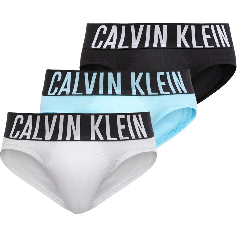 Calvin Klein Underwear Nohavičky svetlomodrá / svetlosivá / čierna / 67904088