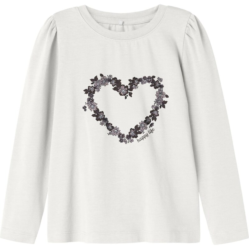 NAME IT Tričko NMFOASA svetlofialová / čierna / biela 67904089