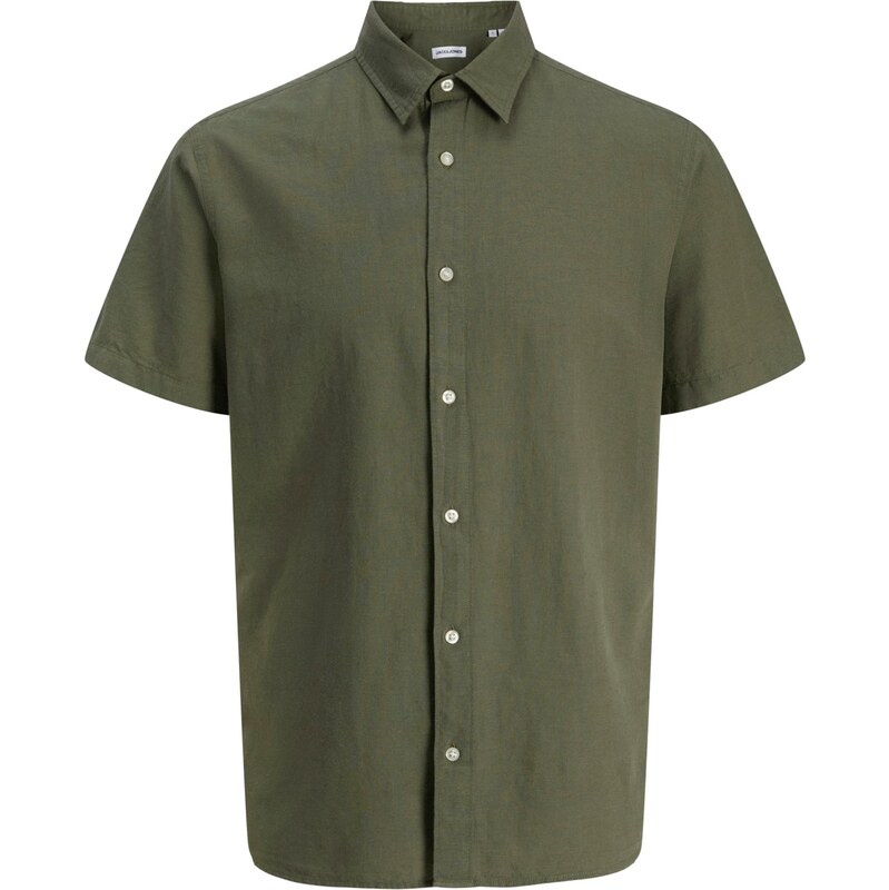 JACK & JONES Košeľa JJEBREEZE olivová 67904081