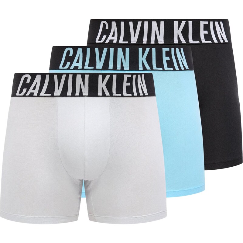 Calvin Klein Underwear Boxerky nebesky modrá / svetlosivá / čierna / 67904105