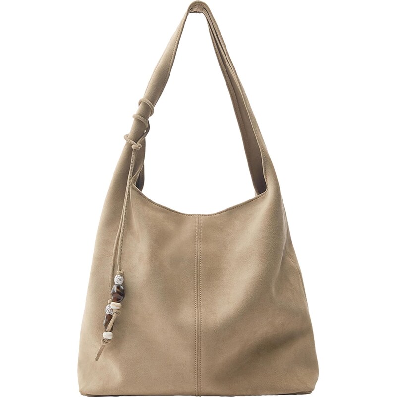 Pull&Bear Shopper béžová 67904133