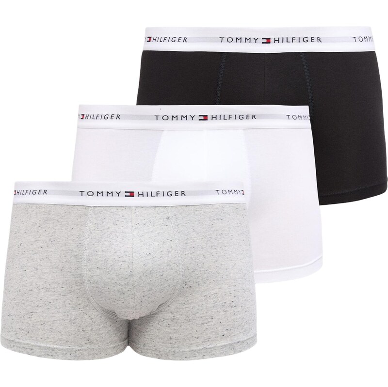 Tommy Hilfiger Underwear Boxerky sivá / čierna / biela 67904155