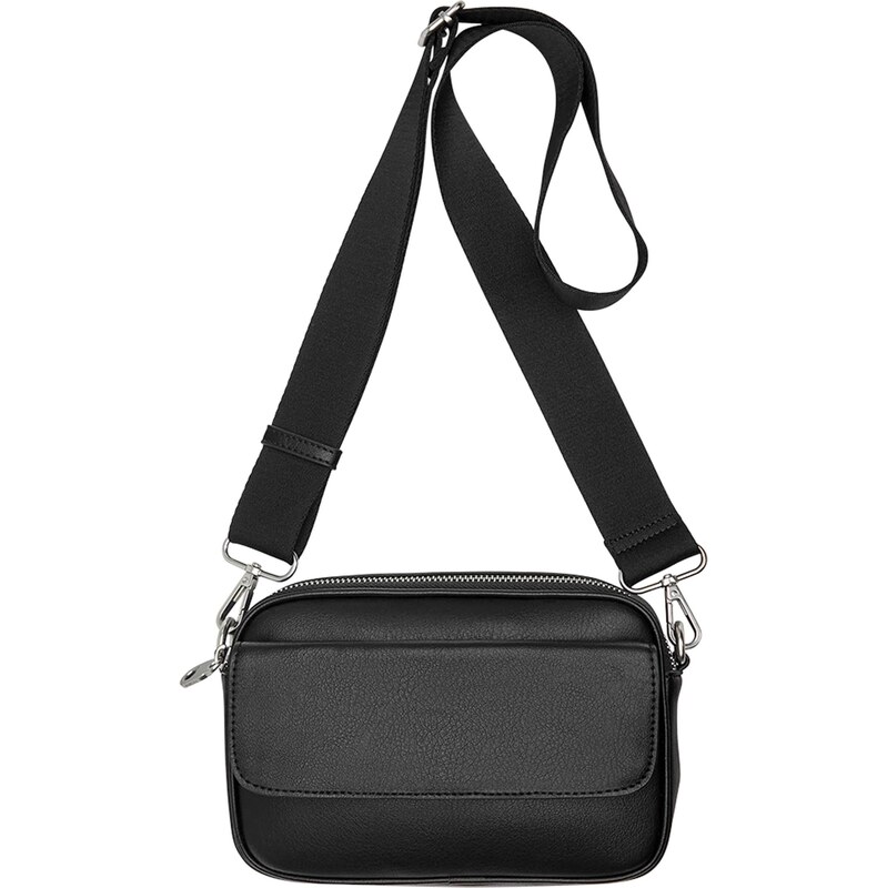 Pull&Bear Taška cez rameno čierna 67904152