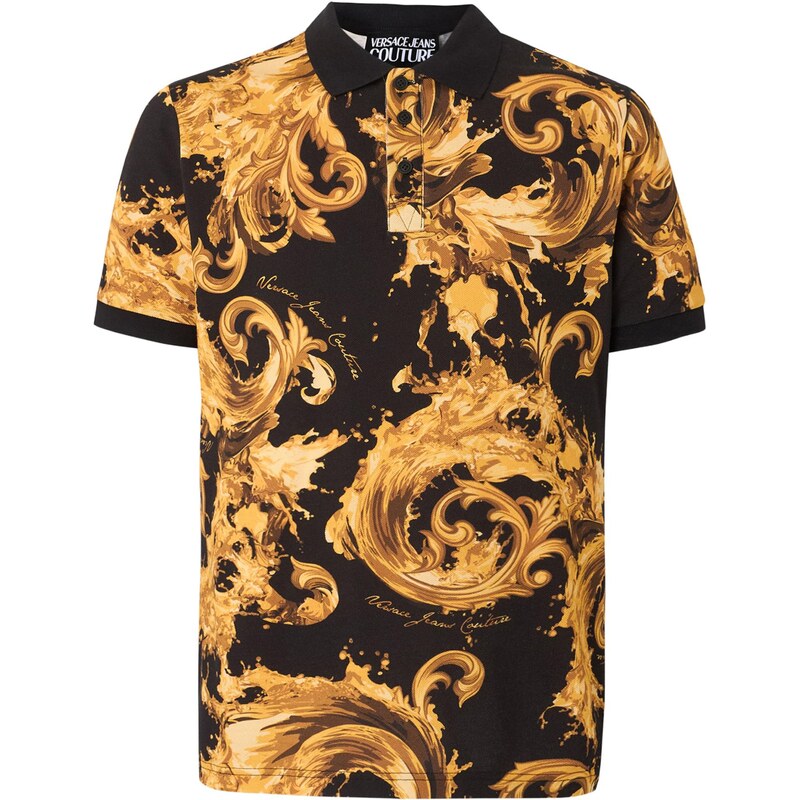 Versace Jeans Couture Tričko horčicová / zlatá žltá / čierna 68398396