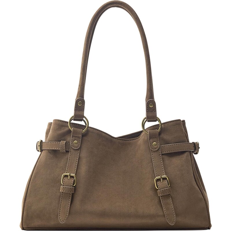 Pull&Bear Shopper hnedá 67904160