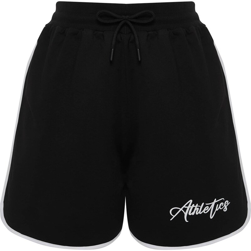 Trendyol Curve Nohavice čierna / biela 67904190