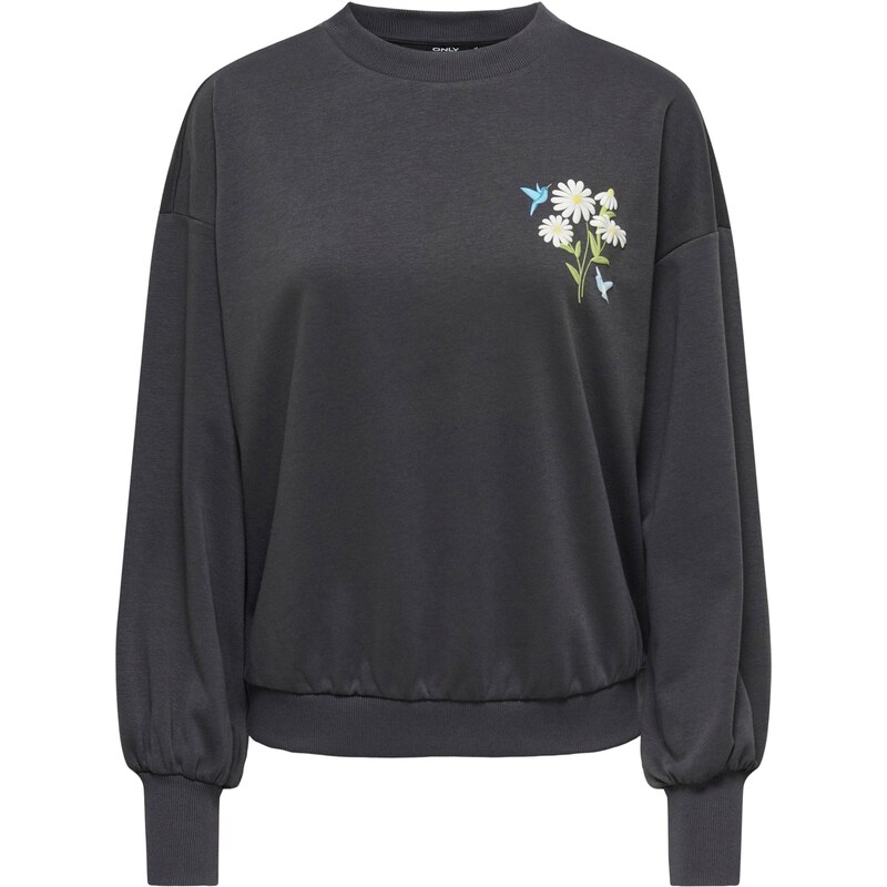 ONLY Mikina ONLBrooke svetlomodrá / čierna / biela 67904230