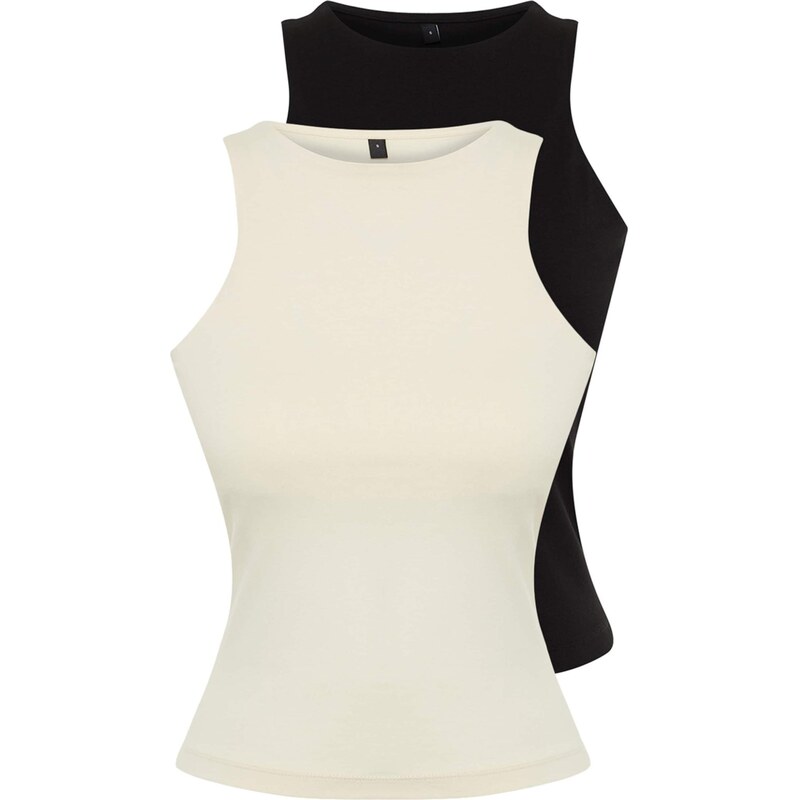 Trendyol Top čierna / biela 67904280