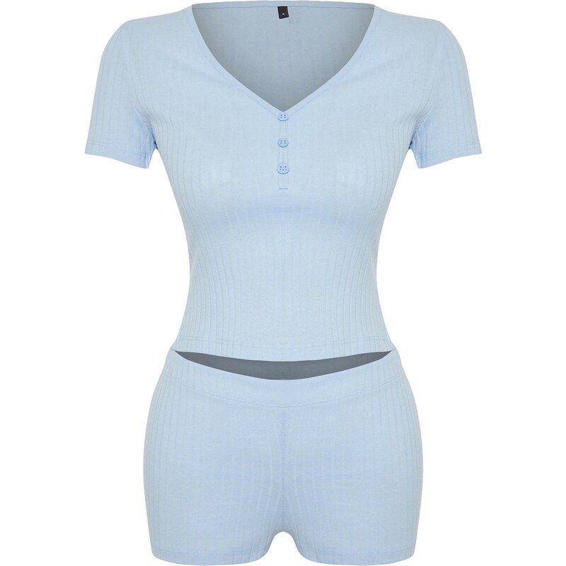 Trendyol Pyžamo svetlomodrá 67904321