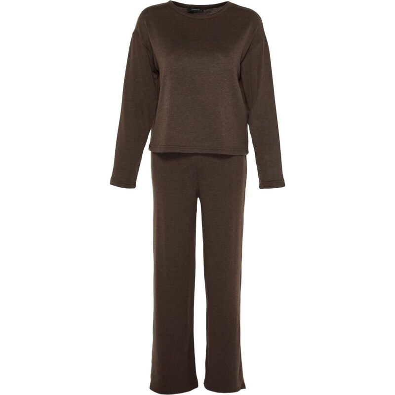 Trendyol Pyžamo čokoládová 67904330