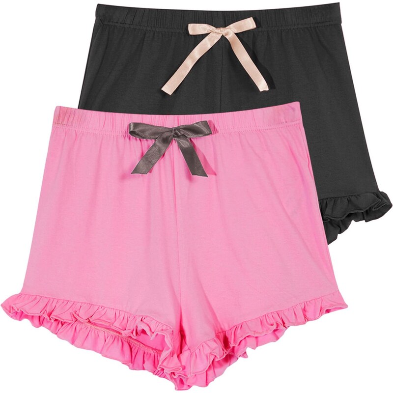 Trendyol Pyžamové nohavice antracitová / svetloružová 67904361