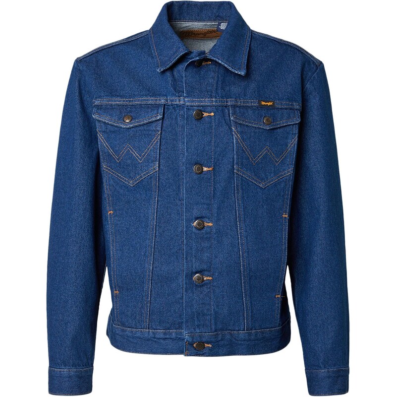 WRANGLER Prechodná bunda modrá denim 67904356