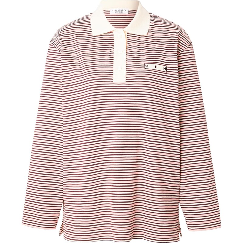 Copenhagen Studios Tričko béžová / farba lesného ovocia / svetloružová 67904376