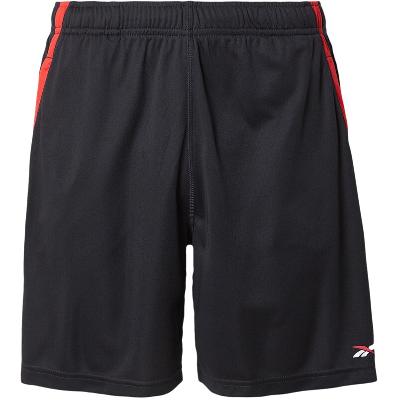 Reebok Športové nohavice oranžovo červená / čierna 67904403