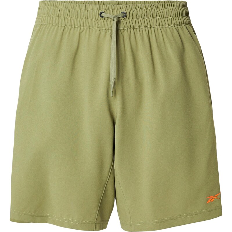 Reebok Športové nohavice WOR olivová 67904423