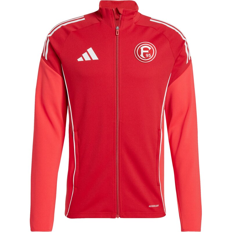 ADIDAS PERFORMANCE Športová bunda Fortuna Düsseldorf červená / biela 67905811