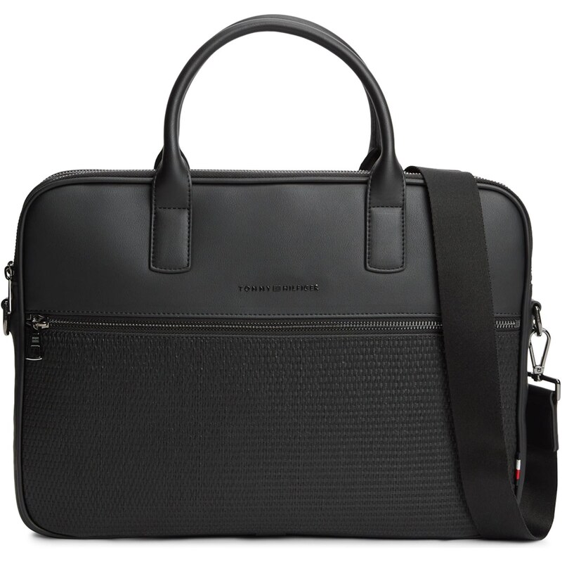 TOMMY HILFIGER Taška na notebook WOVEN čierna 67905856