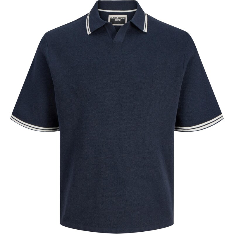 Jack & Jones Junior Sveter JCOBREEZE námornícka modrá / biela 67905867