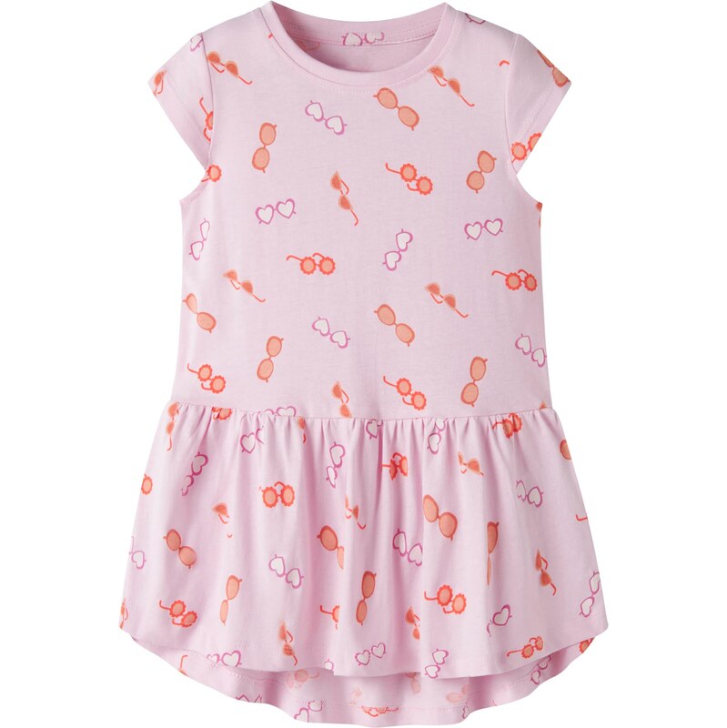 NAME IT Šaty NMFVIGGA oranžová / pastelovo ružová 67905912