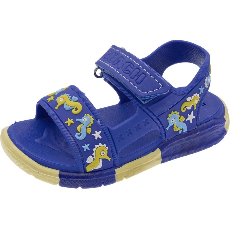 Chicco Otvorená obuv Moliere modrá / svetlomodrá / limetková / biela 67905917