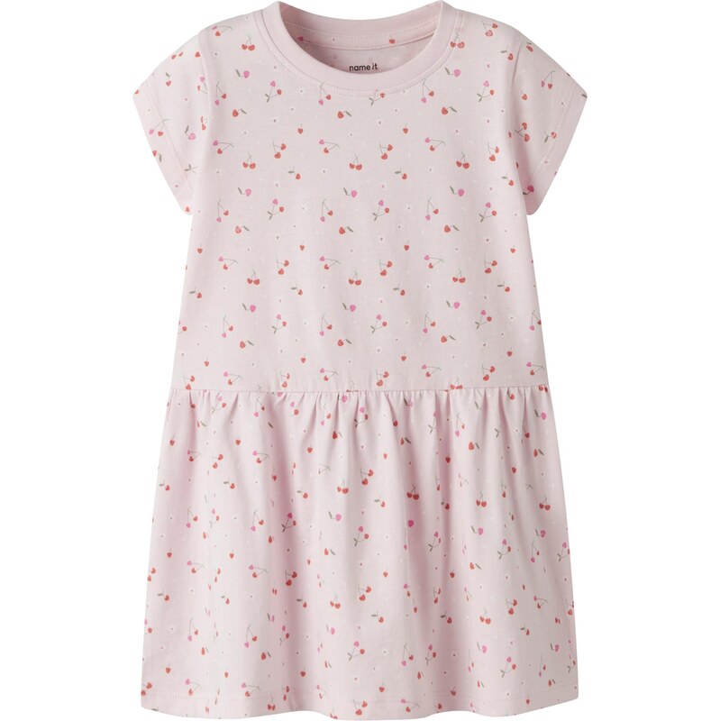 NAME IT Šaty NMFVILINSE zelená / ružová / pastelovo ružová / červená 67905970